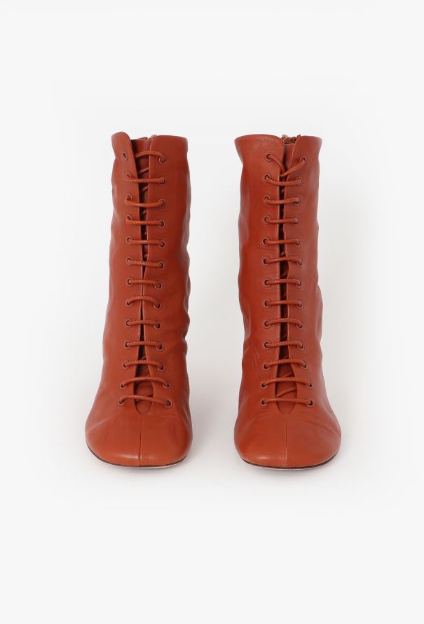 Céline S/S 2018 Lace-up Glove Boots - 4 Céline S/S 2018 Lace-up Glove Boots - 4