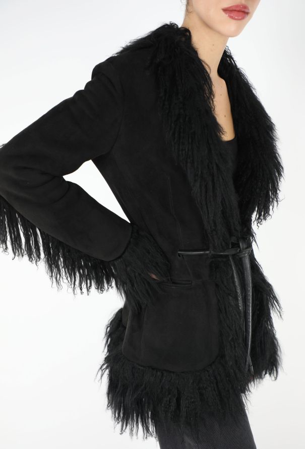 Gucci COLLECTOR F/W 1999 Mongolian Shearling Coat - 5