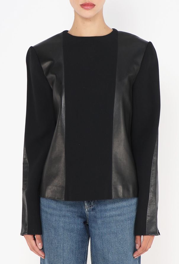 Céline Pre-Fall 2011 Lambskin Panel Top - 1