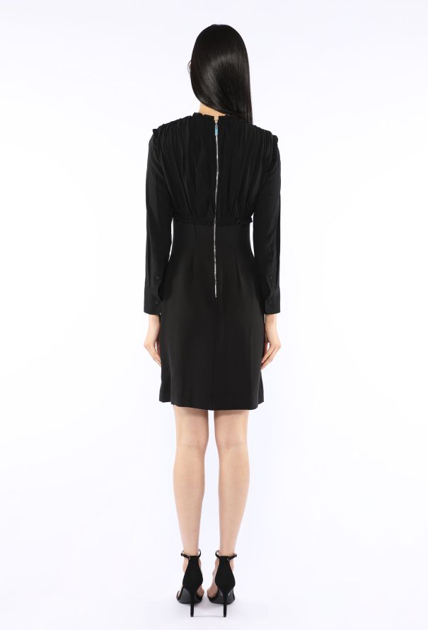 Louis Vuitton Ruched Silk Shift Dress - 4