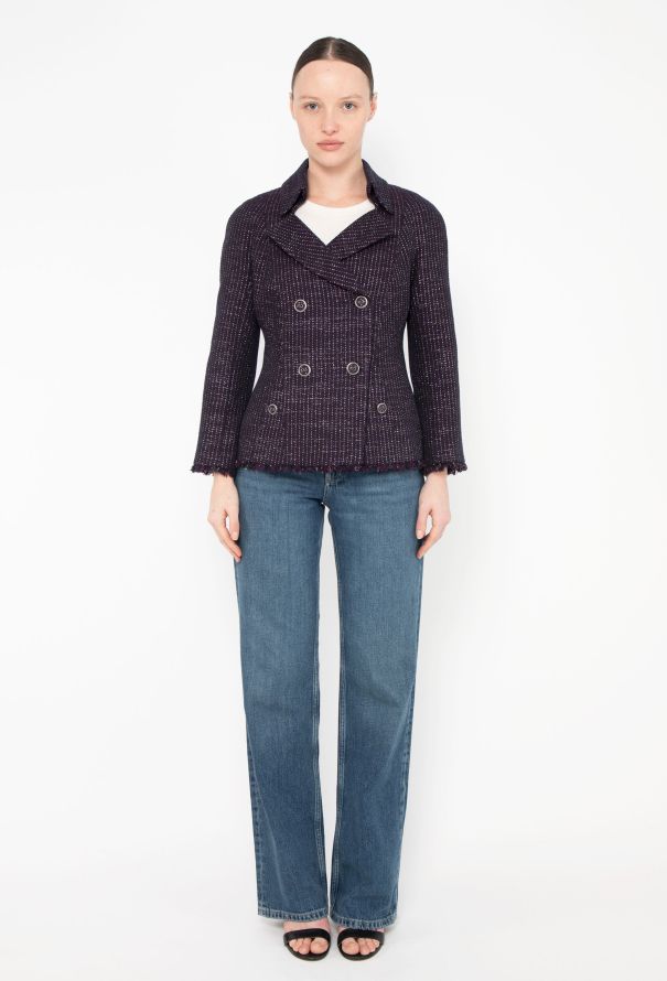 Chanel 2008 Iridescent Tweed Jacket - 2 Chanel 2008 Iridescent Tweed Jacket - 2