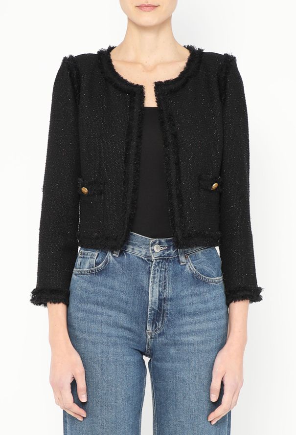 Chanel Resort 2011 Frayed Trim Jacket - 1