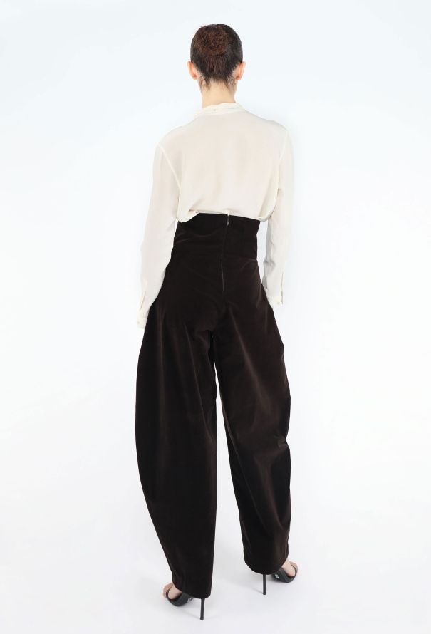 Saint Laurent F/W 2008 Velvet Jodhpur Pants - 6