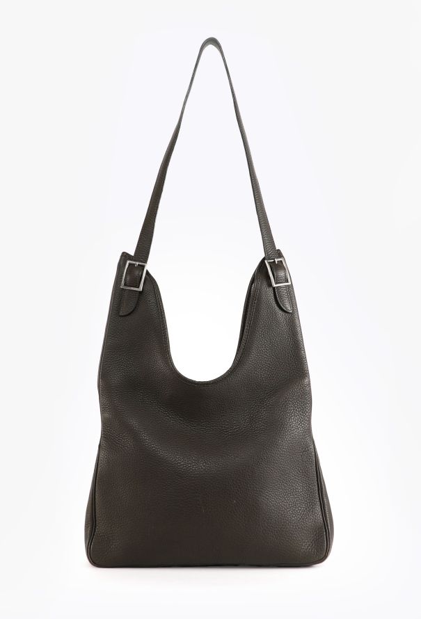 Hermès Vert Loden Taurillon Clémence Massai PM - 7