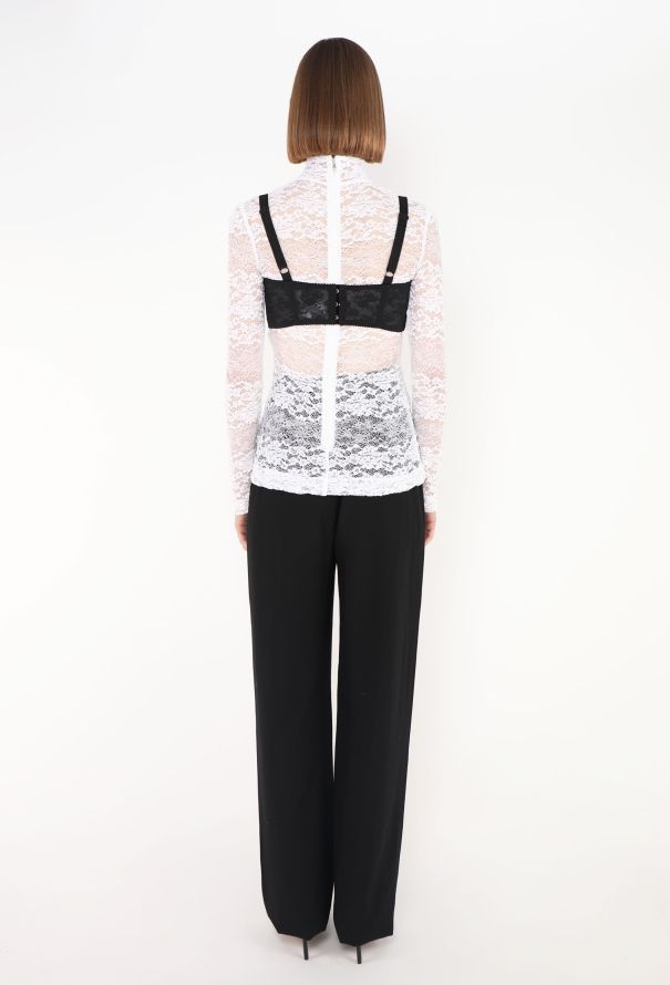 Dolce & Gabbana '90s Chantilly Top & Bralette - 5