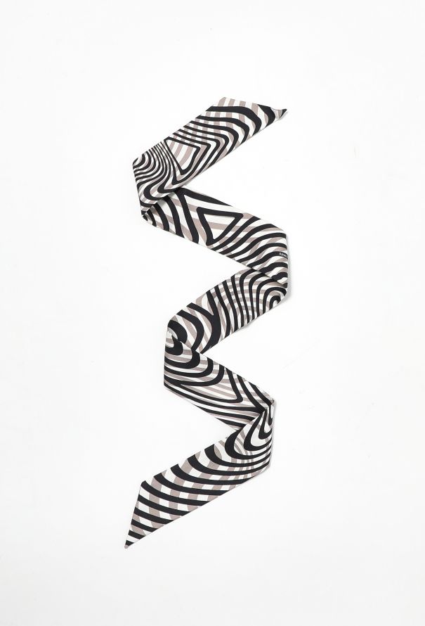 Hermès 'Ondes de Chic' Silk Twilly - 1