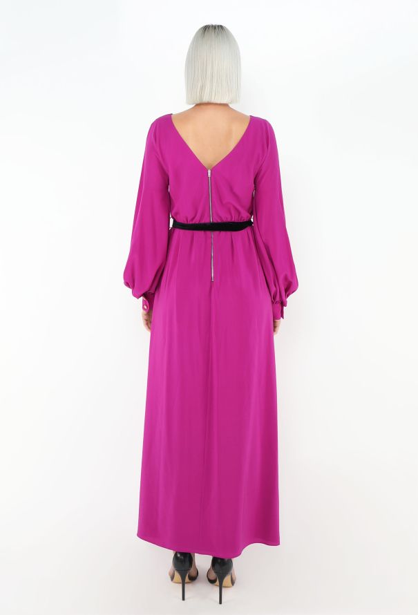 Gucci 2022 Silk Slit Maxi Dress - 4