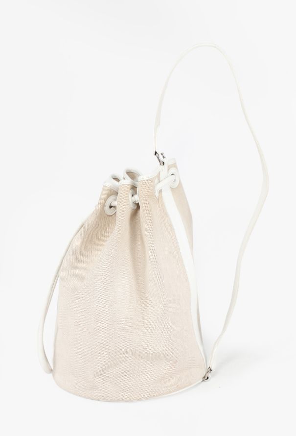 Hermès Courchevel & Toile H Matelot Marin PM Bag - 5