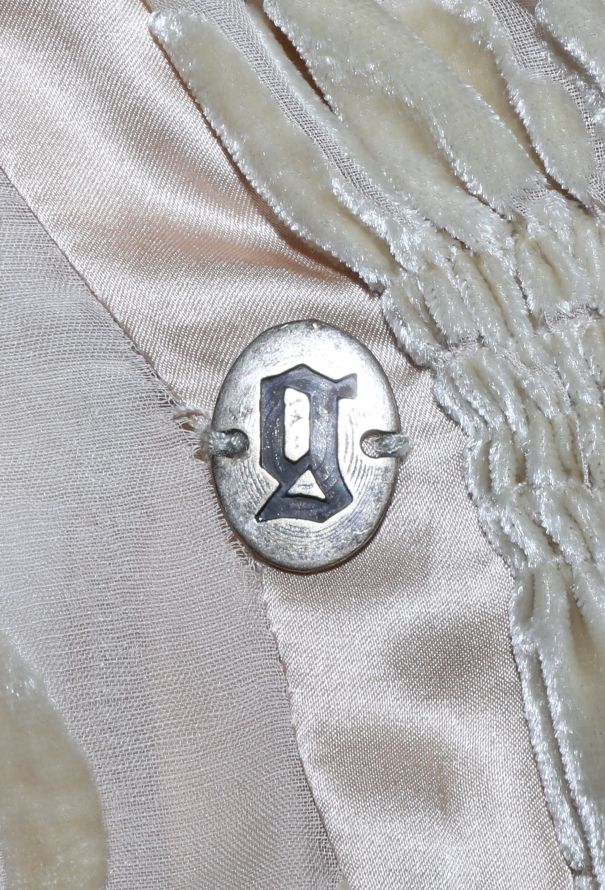 John Galliano Dévoré Velvet Silk Blouse - 7