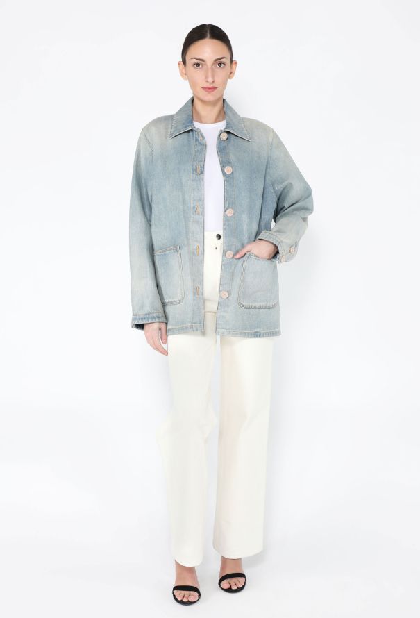Chanel F/W 2024 Denim Rain Jacket - 4
