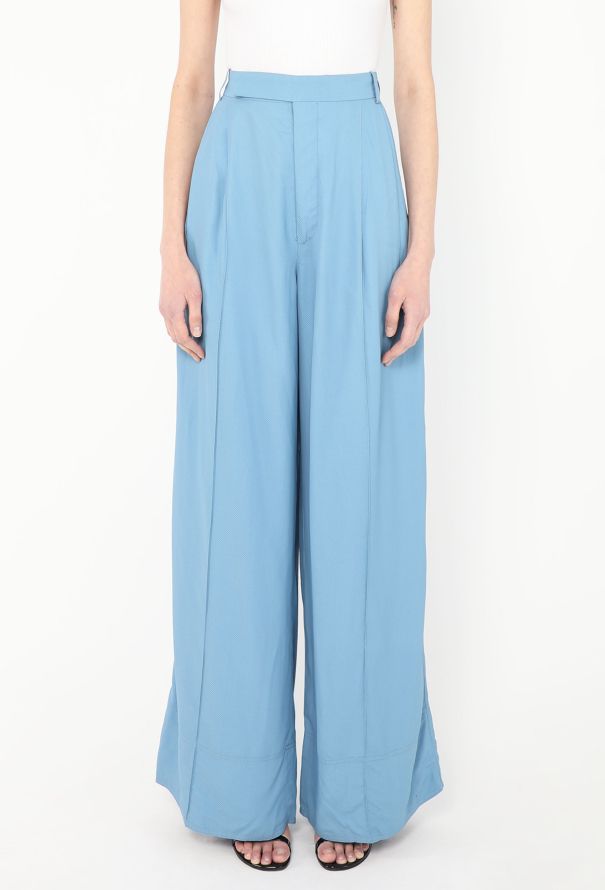 Céline Stitched Twill Trousers - 2