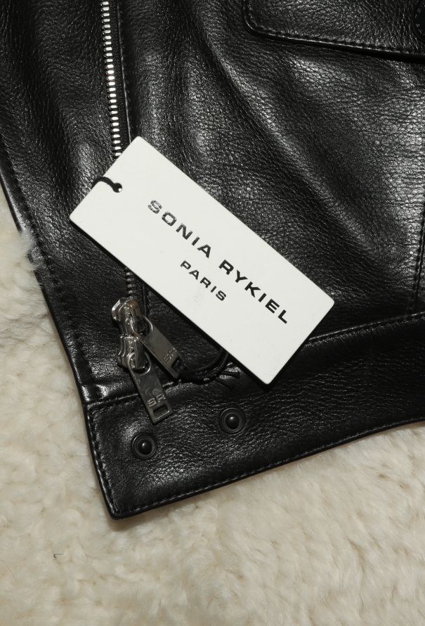 Sonia Rykiel F/W 2018 Shearling-lined Biker Jacket - 8 Sonia Rykiel F/W 2018 Shearling-lined Biker Jacket - 8