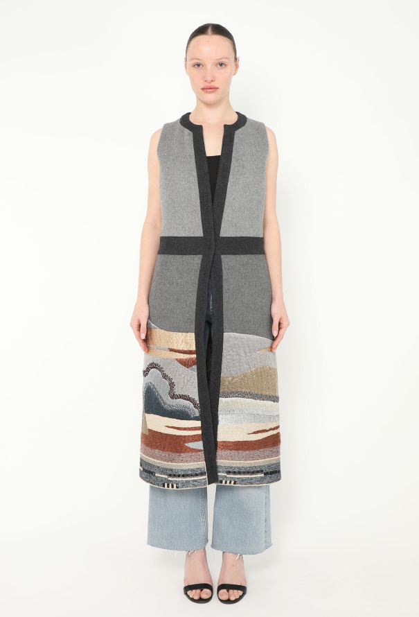 Etro F/W 2015 Embroidered Landscape Vest - 1