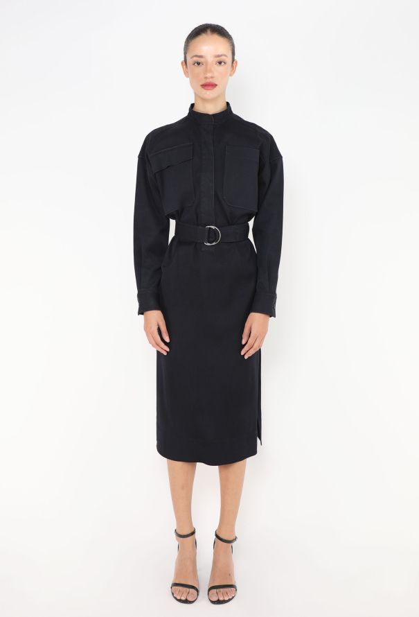 Céline S/S 2018 Belted Utility Dress - 3