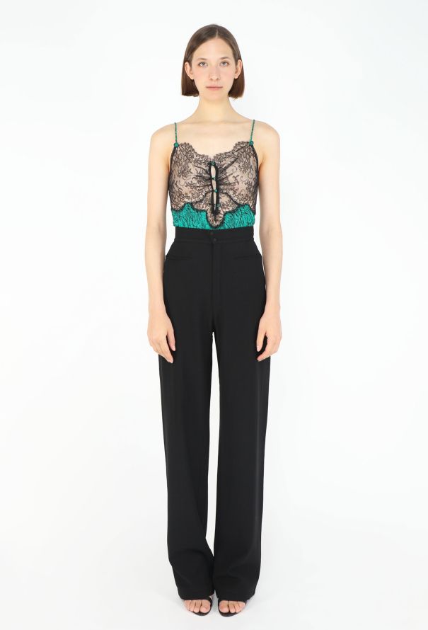 Dior Vintage Chantilly Silk Bodysuit - 3