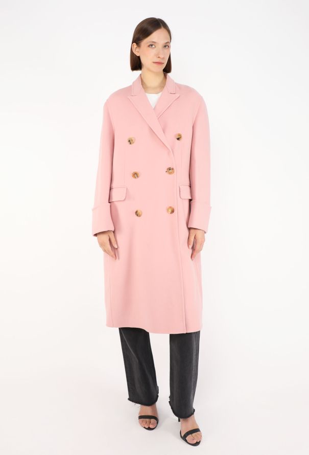 Alexander McQueen Double-Face Cashmere Coat - 1
