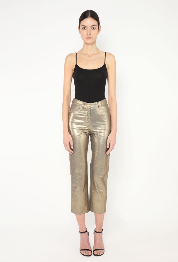 Chanel Pre-Fall 2019 Paris-New York Metallic Pants - 3