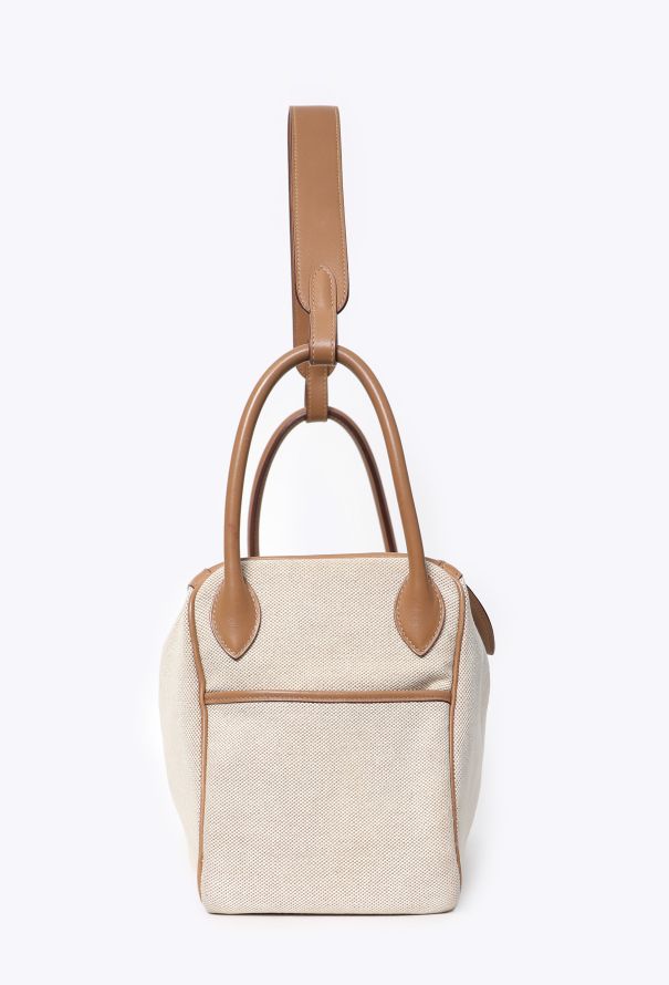Hermès Toile H and Natural Swift Lindy 30 - 3