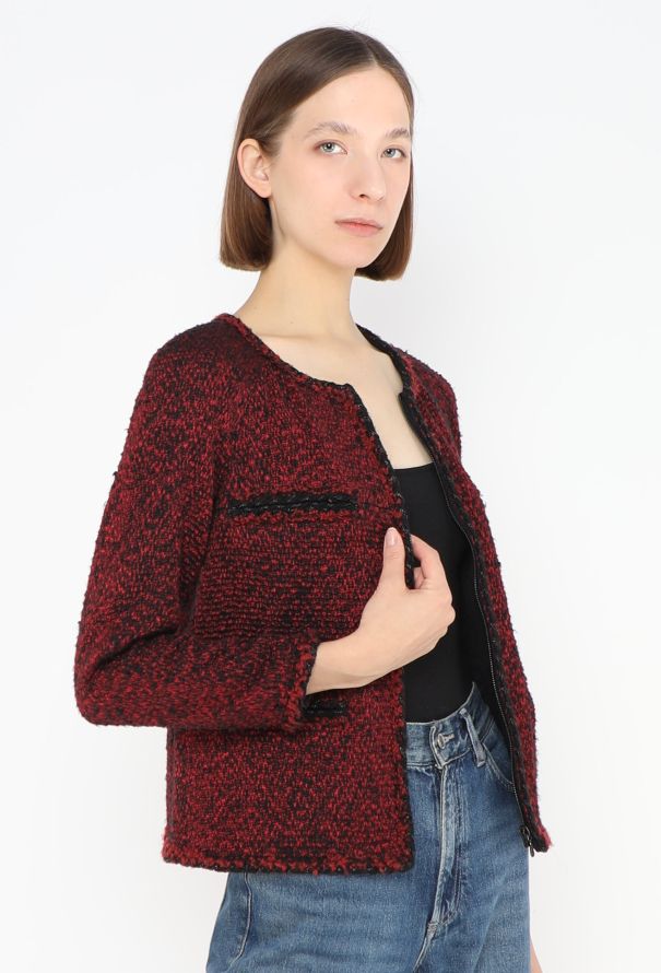 Chanel Braided Trim Tweed Jacket - 5 Chanel Braided Trim Tweed Jacket - 5