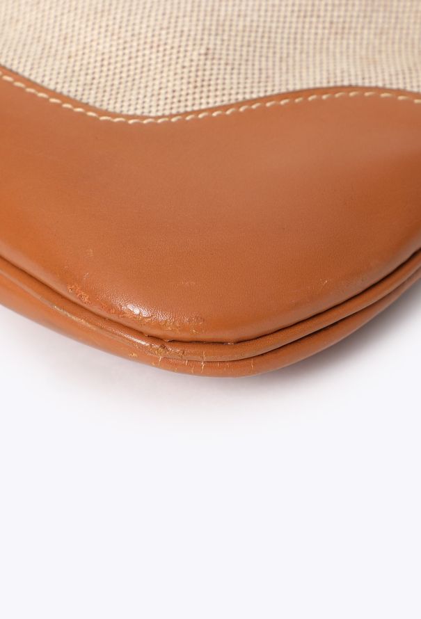 Hermès Vintage Box & Toile H Trim Bag - 8