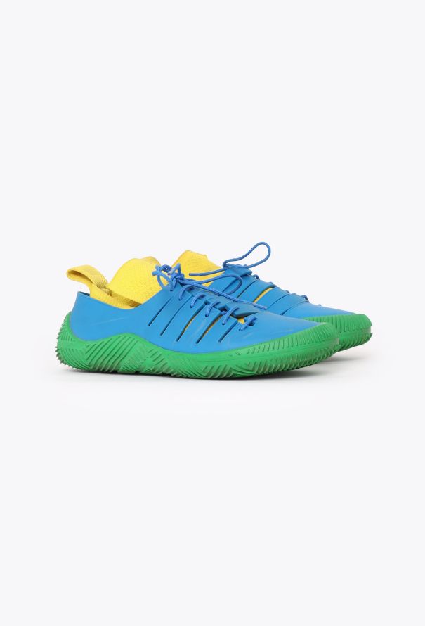 Bottega Veneta★Tech Knit Rubber White Climber Sneakers Bottega Veneta Tech Knit Rubber White Climber Sneakers 11 US
