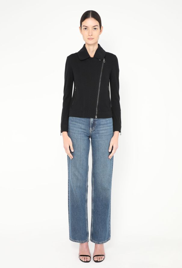 Chanel Classic Quilted Biker Jacket - 3