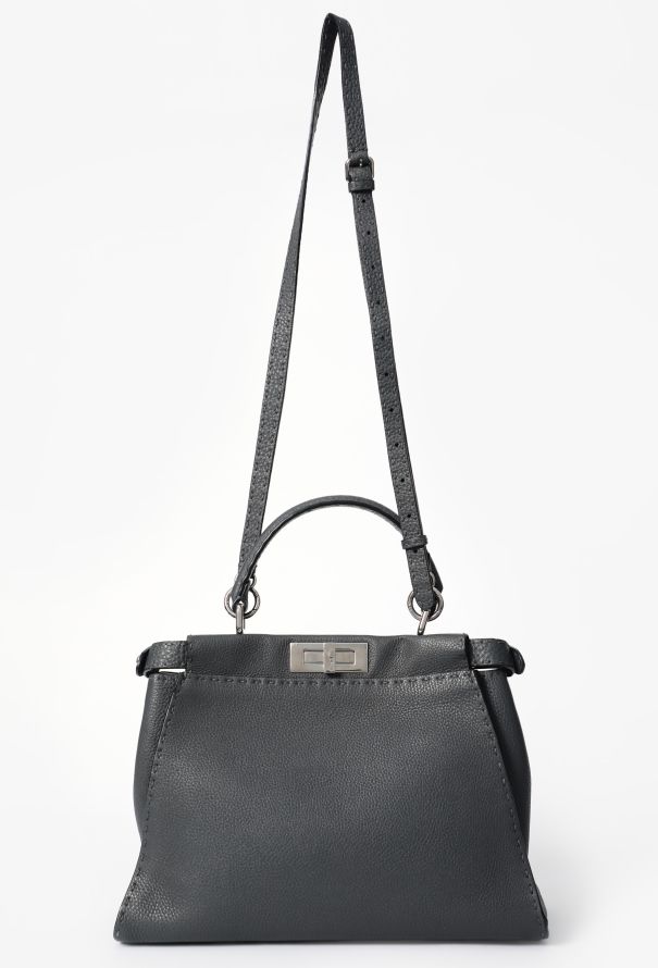 Fendi Cuoio Romano Selleria Peekaboo Bag - 2