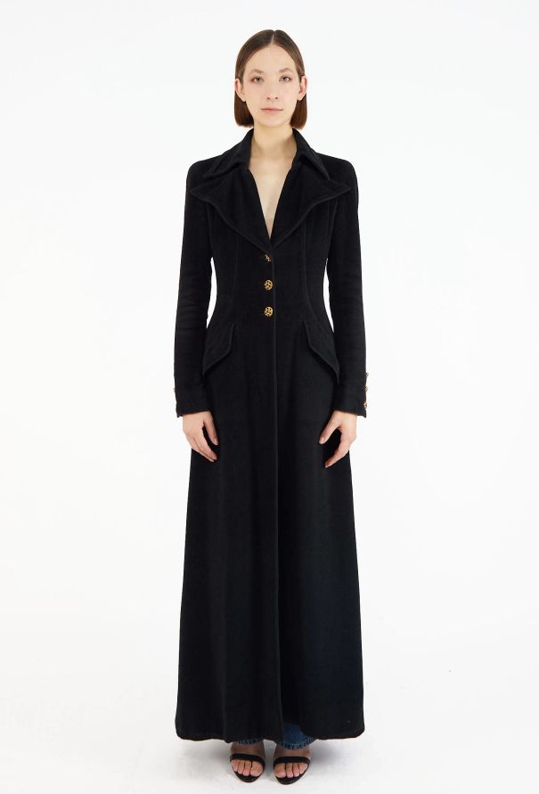 Chanel COLLECTOR F/W 1996 Gripoix Notched Coat - 1