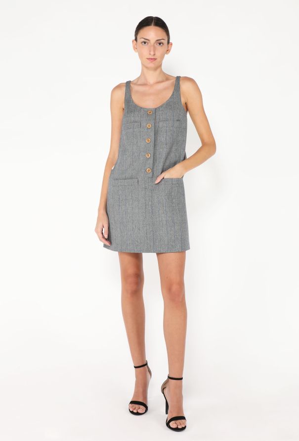 Prada 2024 Pinstripe Shift Dress - 4