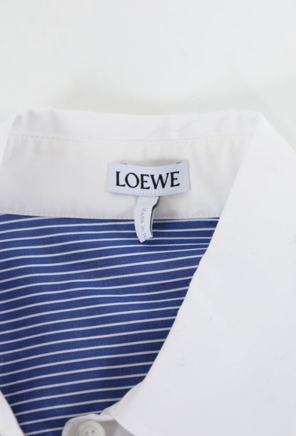 Loewe 2023 Asymmetrical Poplin Button Down - 5