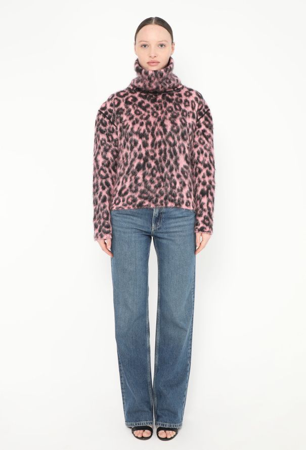 Céline Fall 2014 Leopard Mohair Sweater - 2