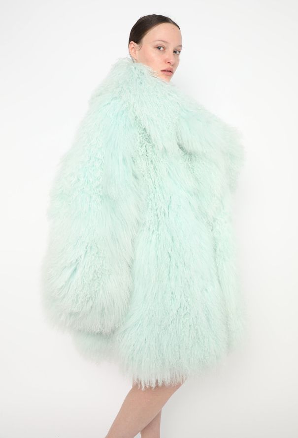 Alaïa S/S 2022 Mongolian Shearling Coat - 3