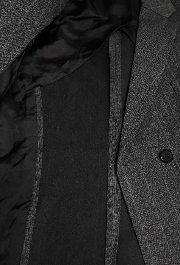 Céline Classic Pinstripe Herringbone Blazer - 6 Céline Classic Pinstripe Herringbone Blazer - 6