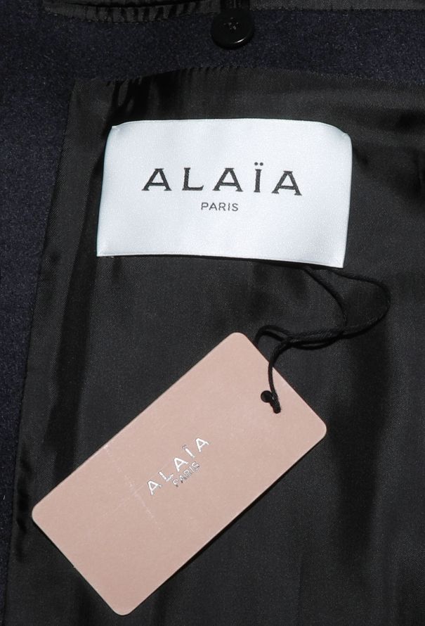 Alaïa F/W 2022 Oversized Naval Coat - 7