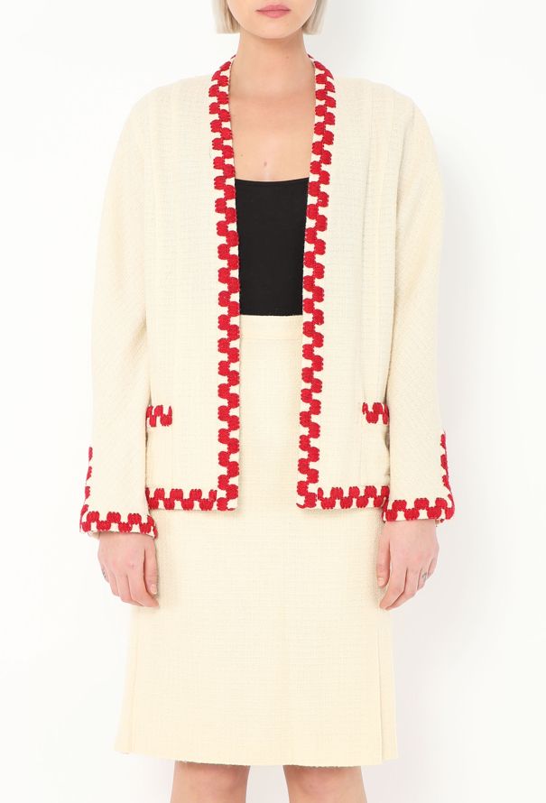 Chanel Rare S/S 1987 Embroidered Tweed Ensemble - 3 Chanel Rare S/S 1987 Embroidered Tweed Ensemble - 3