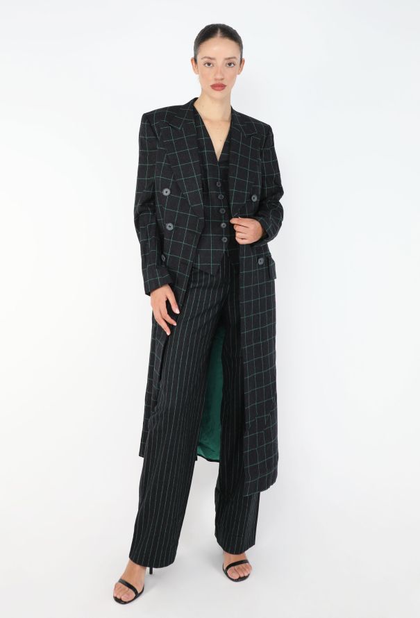 Chloé F/W 1998 Checkered 3-piece Suit - 5