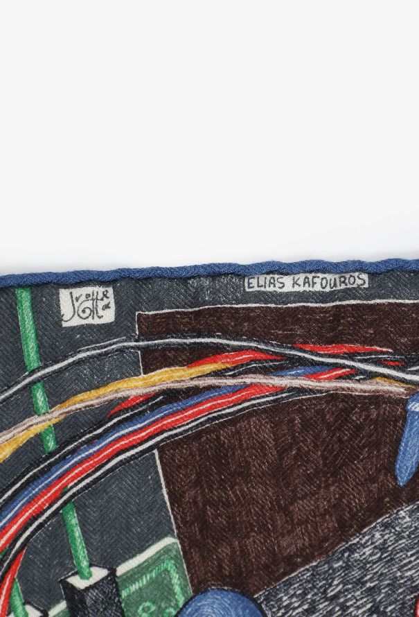 Hermès The Game Cashmere Shawl, 2018 - 7