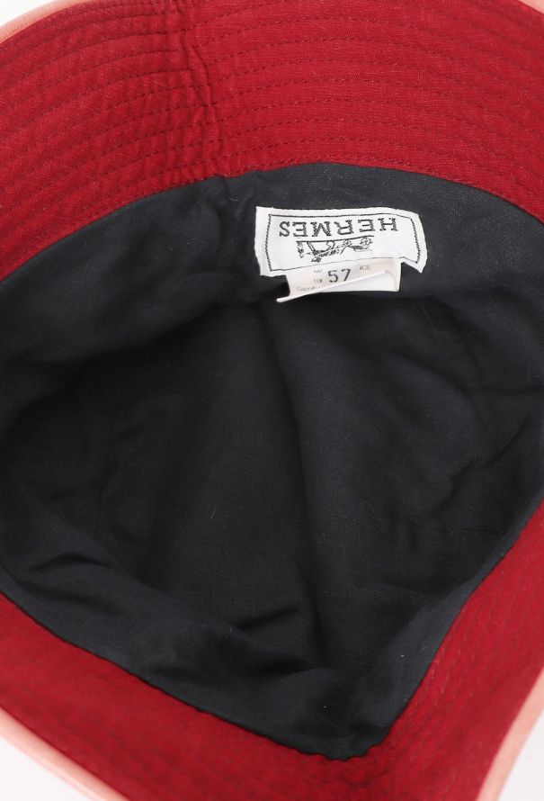 Hermès Vintage Linen Bucket Hat - 5