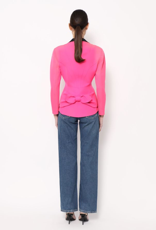 Thierry Mugler Early '90s Cinched Bowtie Jacket - 2