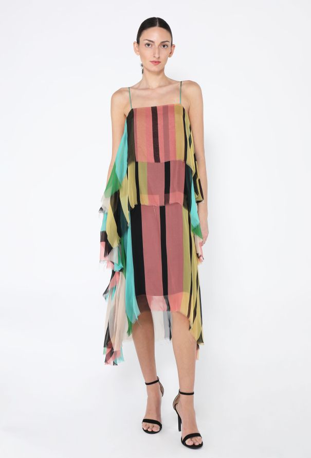 Dries Van Noten Spring 2015 Silk Slip Dress - 2
