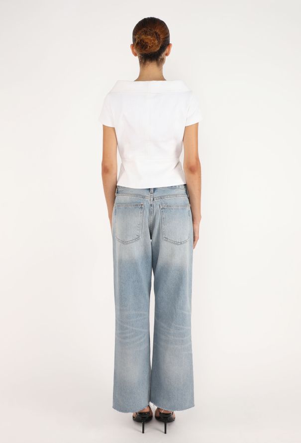 Dior Boatneck Drawstring Top - 4