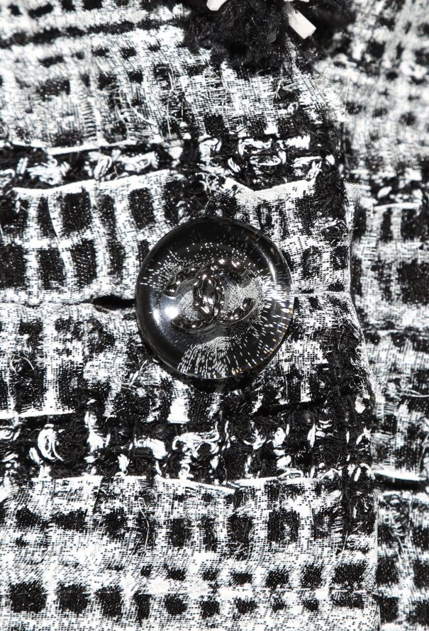 Chanel S/S 2011 Tweed Feather Trim Ensemble - 9