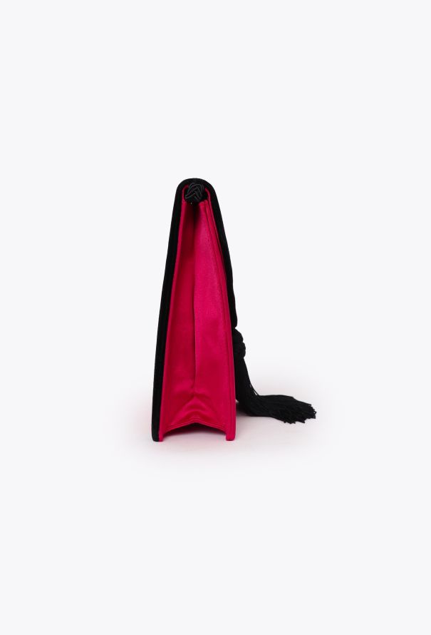 Saint Laurent '90 Fuschia Tassel Bag - 4