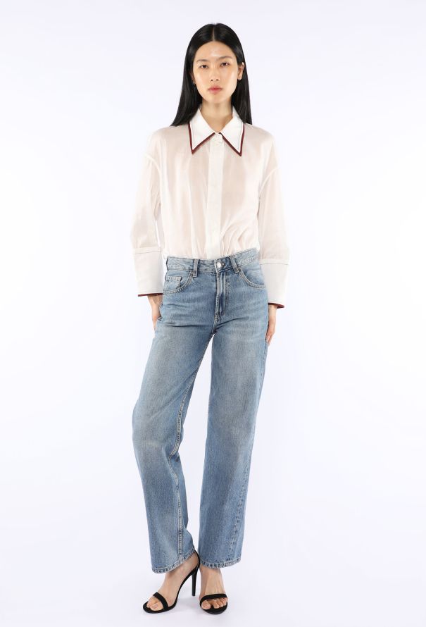 Céline Contrast Trim Top, F/W 2016 - 5