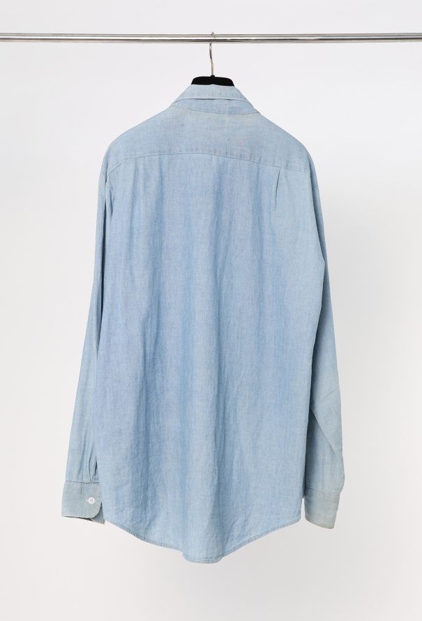 Men's Vintage '70s Lee Chambray Workwear Shirt - 6 Men's Vintage '70s Lee Chambray Workwear Shirt - 6