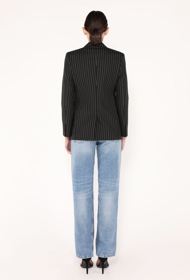 Céline S/S 2021 Tailored Pinstripe Blazer - 6