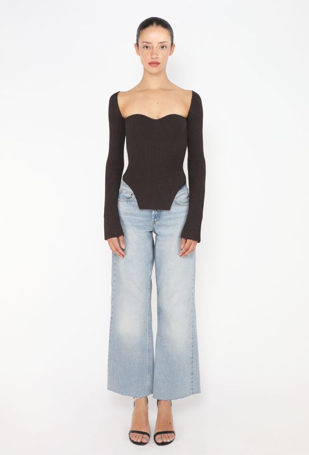 Khaite 2020 Maddy Ribbed Top - 2