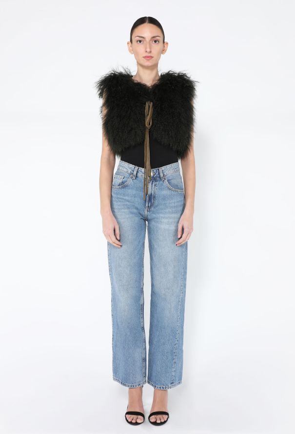 Chloé 2008 Mongolian Lamb Fur Bolero - 3