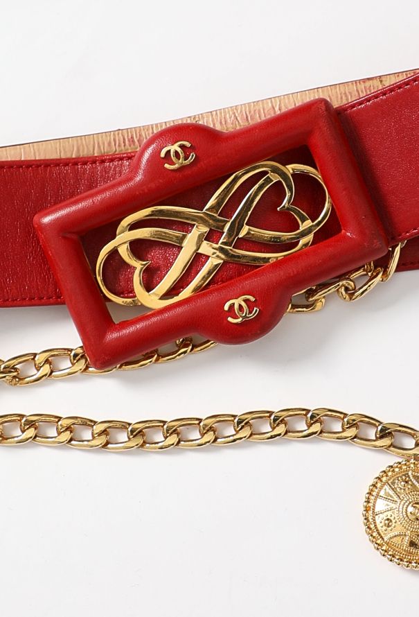 Chanel Rare F/W 1989 Chainlink Arabesque Belt - 5