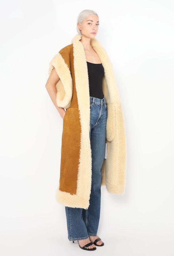 Céline F/W 2019 Lambskin Shearling Vest - 3